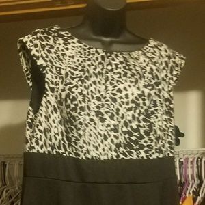Black and white dress